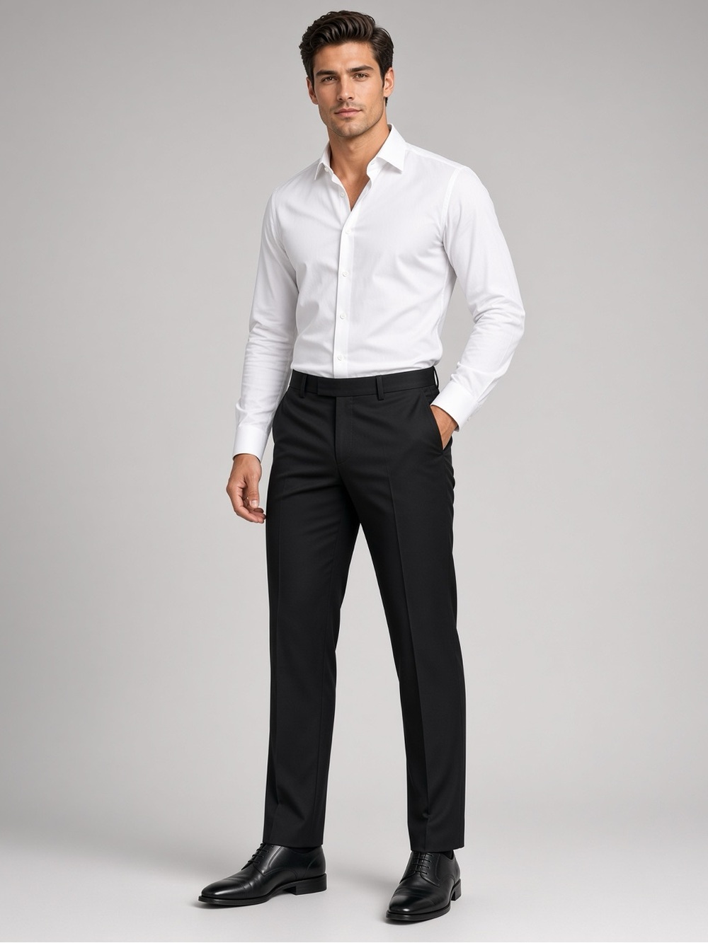 Men's Classic Hugo Boss Black Dress Pants - Tailored Formal Trousers size 32